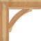 Ekena Millwork Thorton Block Rough Sawn Bracket, Western Red Cedar, 6"W x 28"D x 28"H BKT06X28X28THR05RWR - alternate 4